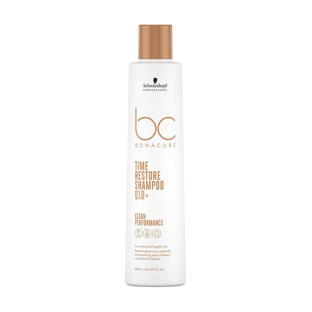 Шампунь Schwarzkopf Professional BC Bonacure Time Restore Shampoo Q10+ для зрілого та ламкого волосся, 250 мл